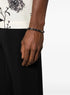 Pulsera de oro rosa de 18 kt con diamantes blancos y negros